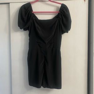 Backless romper
